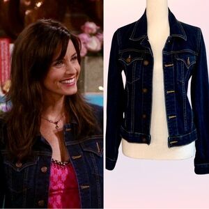 Vintage Dark Denim Jacket ASO Monica Geller on Friends